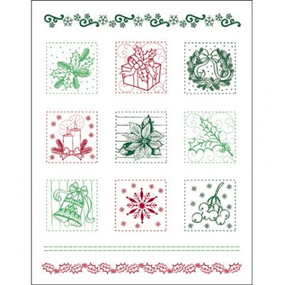 Viva Decor Clear Stamps - Weihnachts Patchwork